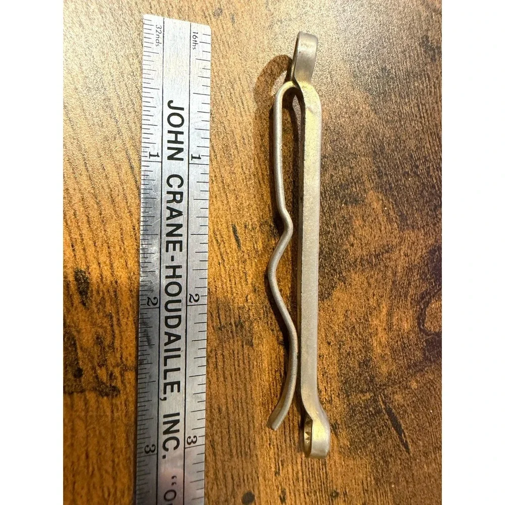 Snap-on Tools Wrench Tie Clip Silver Gold Tone Mechanic Automotive Accessory
